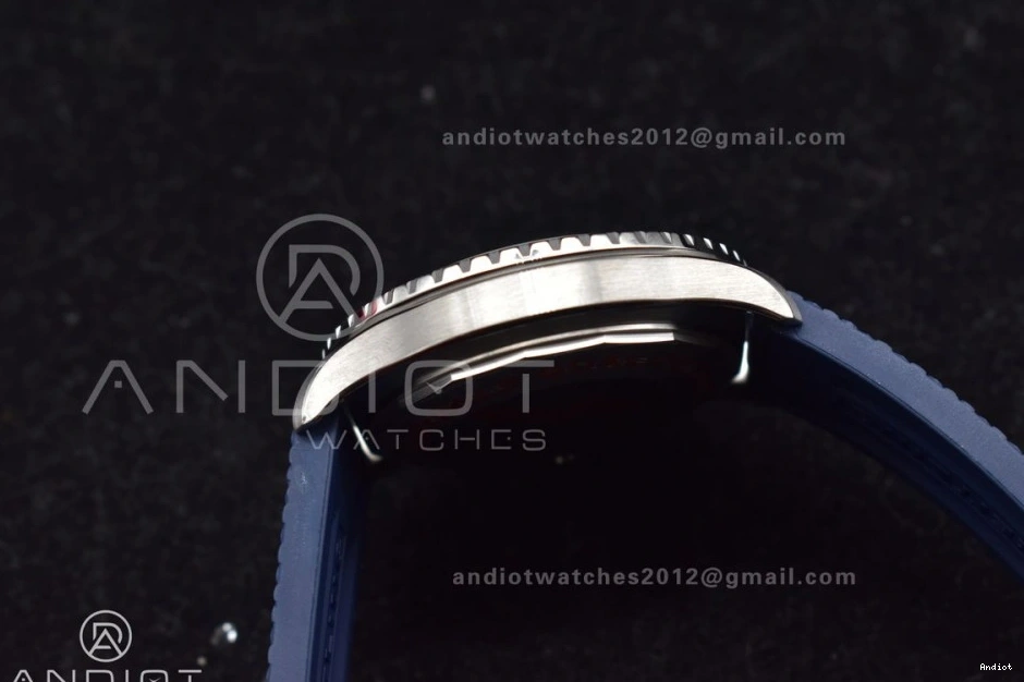 SuperOcean 1:1 Edition on Rubber 42 SS Strap Dial Best BLSF Blue A2824 Blue Automatic 0424